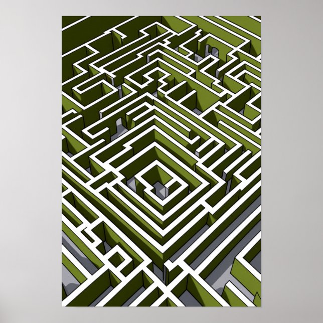 Póster El laberinto de protección (Frente)