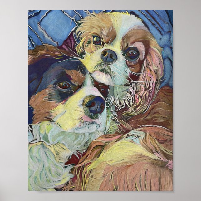 Póster El laberinto del rey Charles Spaniel (Frente)