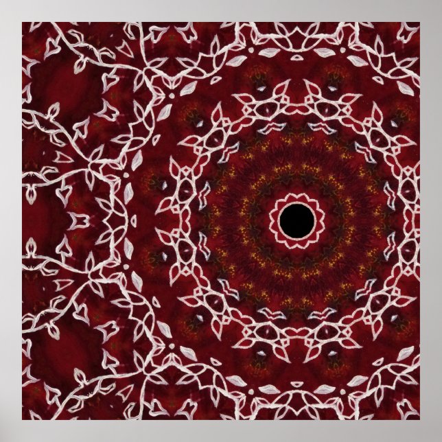 Póster El laberinto escarlata (Frente)