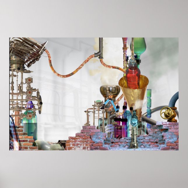 Póster El laboratorio (Frente)