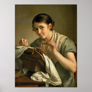 Póster El Lacemaker, 1823