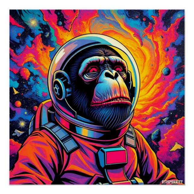 PÓSTER EL LADO OSCURO DE LA GALAXIA-9 (Anverso)