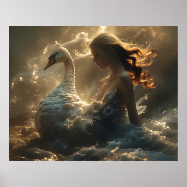 PÓSTER EL LAGO DE LOS CISNES - BALLET Y DANZA (Frente)