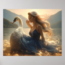 PÓSTER EL LAGO DE LOS CISNES - BALLET Y DANZA
