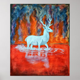 Póster El lago en llamas