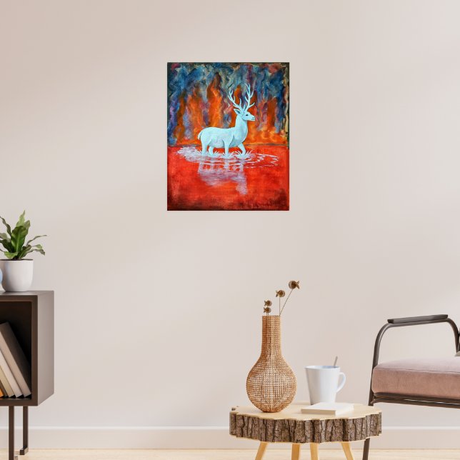 Póster El lago en llamas (Salón 3)