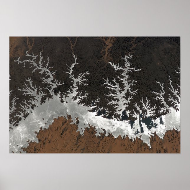 Póster El lago Nasser de Egipto (Frente)