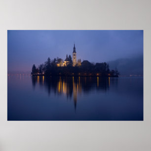Póster El lago sangró fotografía por el cARTerART