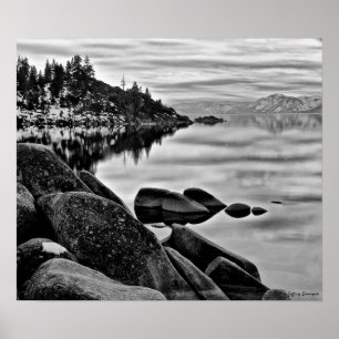 Póster El lago Tahoe del norte