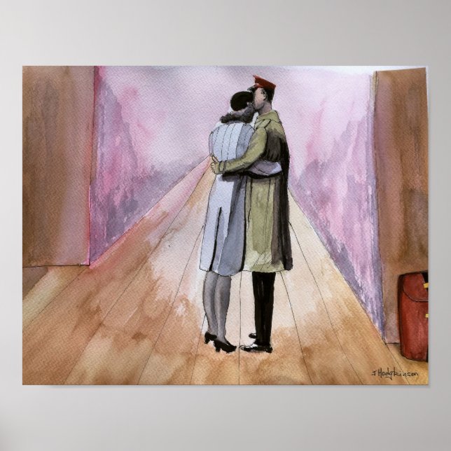 Póster "El largo adiós" (Frente)