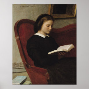 Póster El lector, 1861