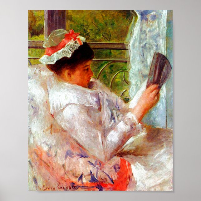 Póster El lector de Mary Cassatt (Frente)