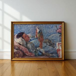 Póster El lector   Lovis Corinth