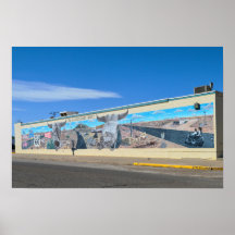 El legendario mural de la carretera, Ruta 66, Tucu