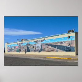 Póster El legendario mural vial, Ruta 66, Tucumcari