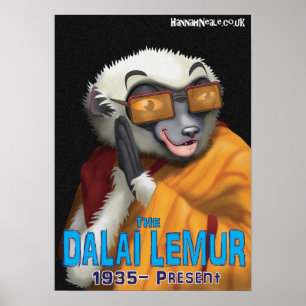 Póster El Lemur de Dalai