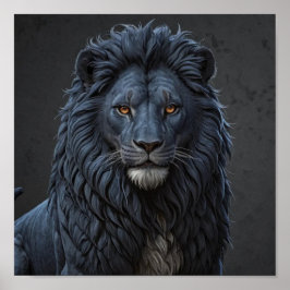 Póster El león azul