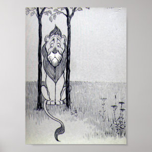 Póster El León cobarde