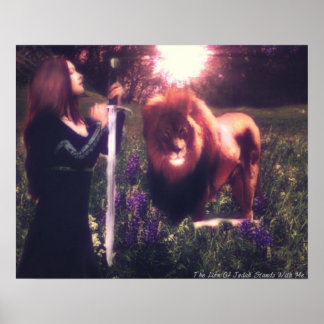 Póster El León De Judá Está Conmigo Poster