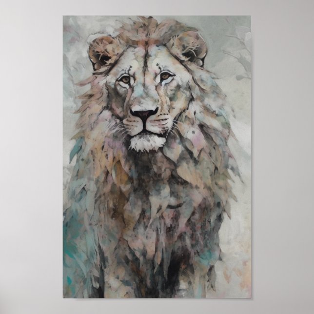Póster El León Feliz (Frente)