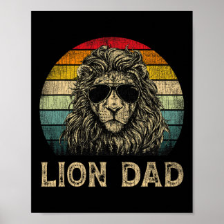Póster El león viejo ama a los leones papi papá#; s Day