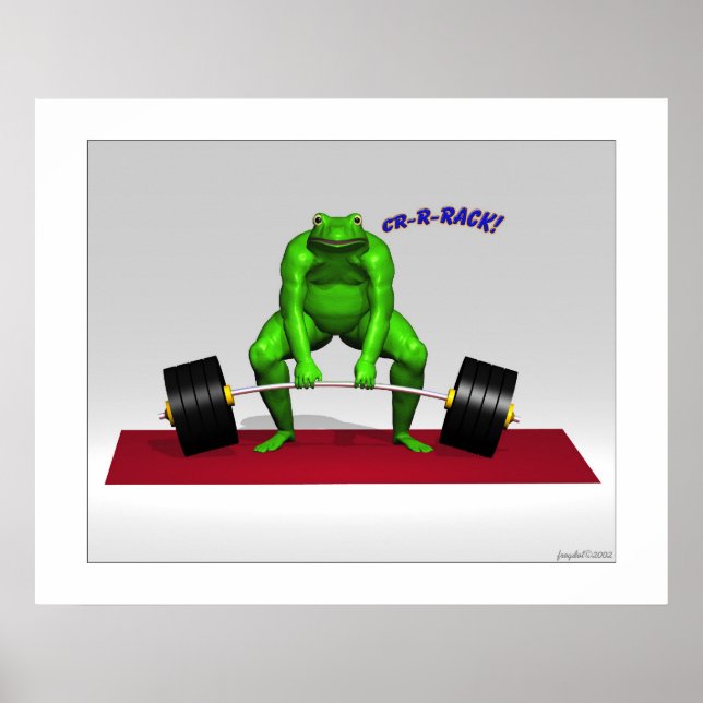 Póster El levantador de pesas (Frente)