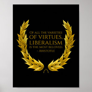 Póster El Liberalismo Es El Más Querido - La Filosofía Gr