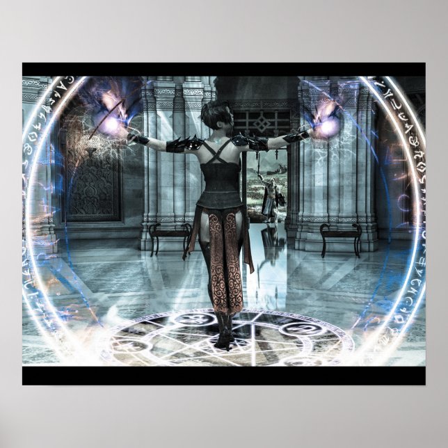 Póster El libertador [negro] (Frente)