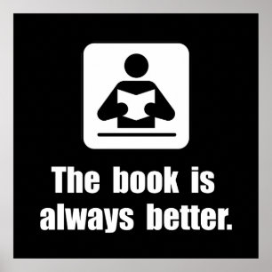 Póster El libro es mejor