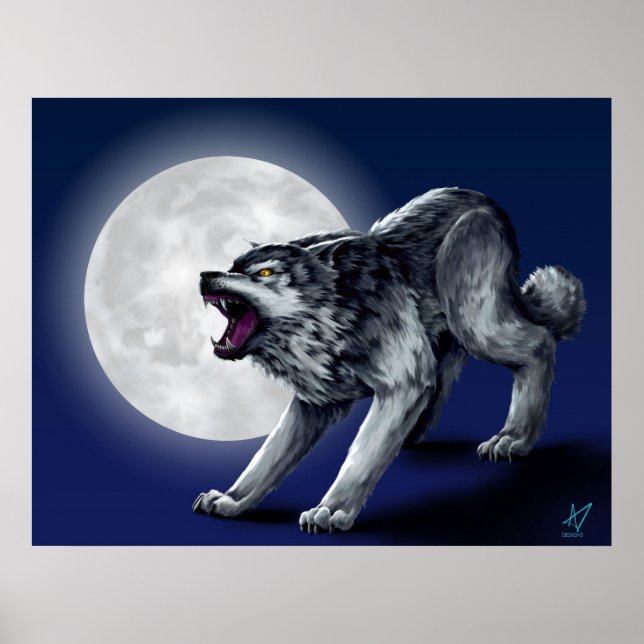 Póster El lobo de Wolfe (Frente)