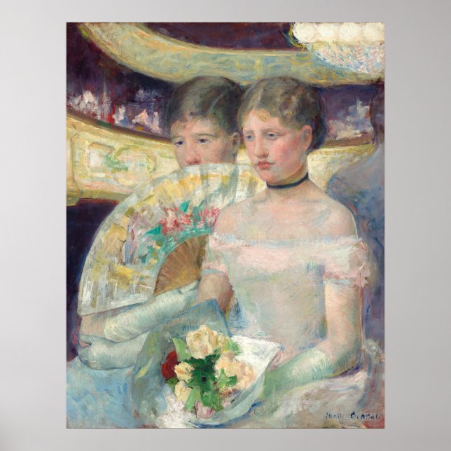 Póster El Loge - Mary Cassatt Bella Artes Poster (Frente)