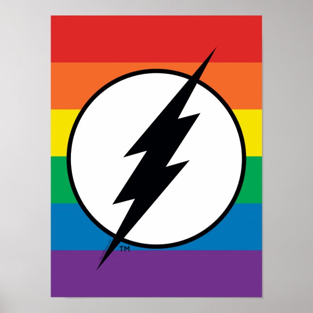 Póster El logo de Flash Rainbow (Frente)