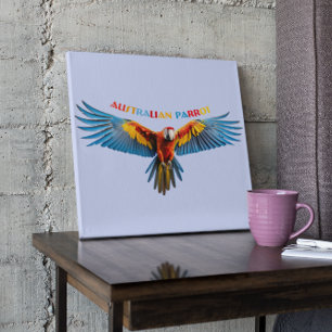 Póster El loro australiano colorido