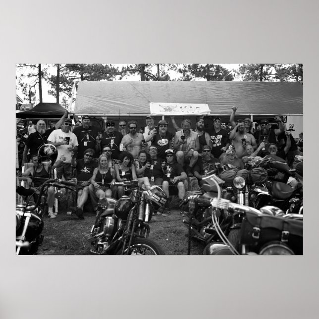 Póster El Lounge B&W (Frente)
