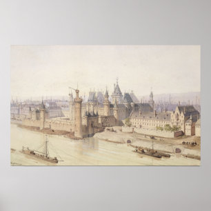 Póster El Louvre durante el reinado de Charles V