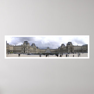 Póster El Louvre Panorámico