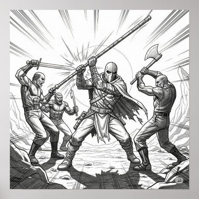 Póster El luchador (Frente)
