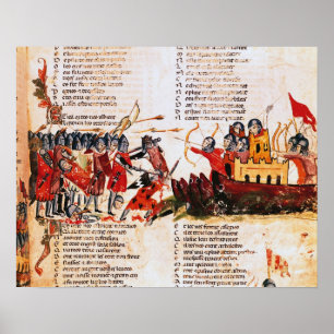 Póster El luchar de los caballeros