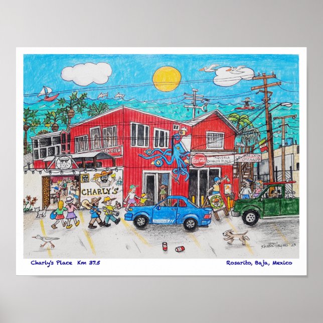 Póster El lugar de Charly (Frente)