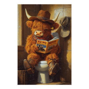 Póster El lúgubre lector   El contexto de un vaquero