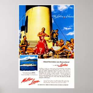 Póster El Lurline es Hawaii