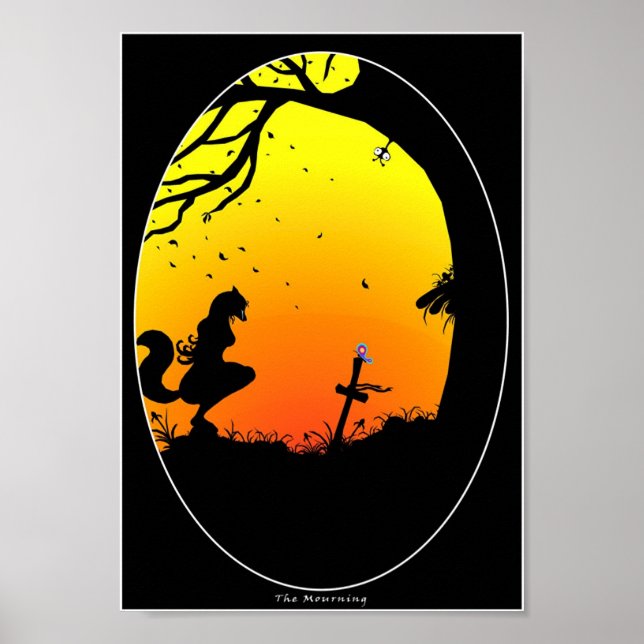 Póster El luto (Frente)