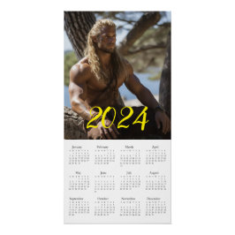 Póster El Macho Más Brutal 2024. Calendario