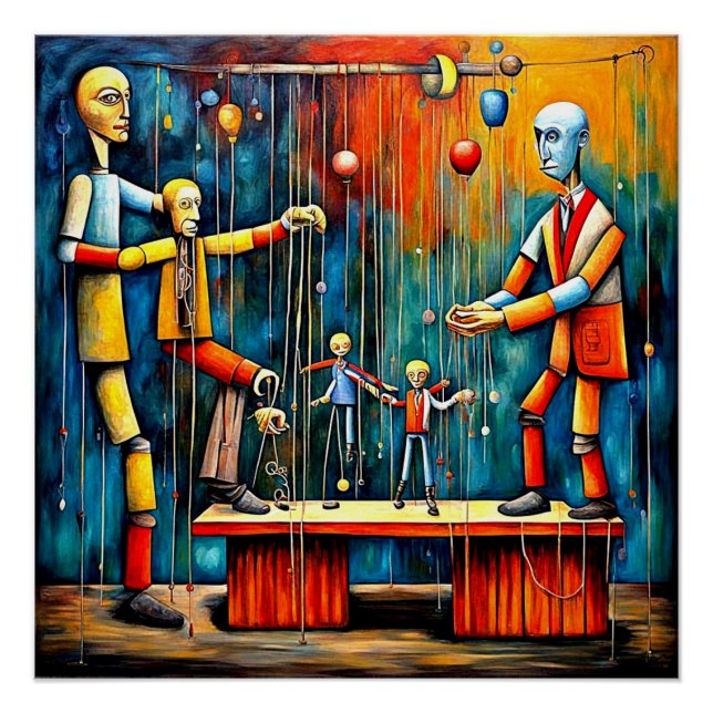 Póster El maestro de marionetas 1 (Anverso)