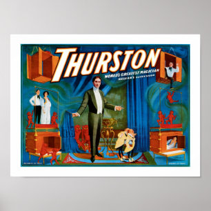 Póster El mago más grande del mundo del ~ de Thurston