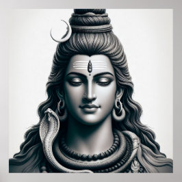 Póster El majestuoso Shiva - El eterno Yogi
