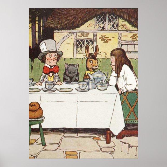 Póster El mal Fiesta del té (Frente)