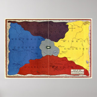 Póster El mapa de Australia