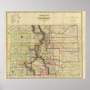 Póster El mapa de Thayer de Colorado 2