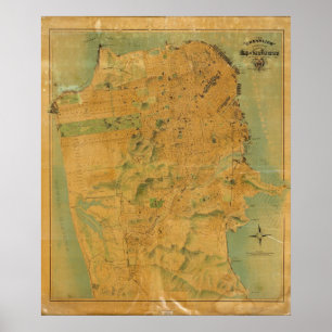 Póster El mapa del Chevalier de San Francisco